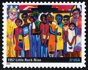 37c 1957 Little Rock Nine Stamp — 미국 우체국