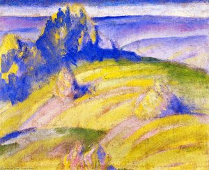 Landscape: Foothills of the Alps