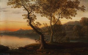 A Late Evening After Sunset. Twilight. — Jens Jørgensen Juel