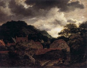 Village At The Wood's Edge — Jacob Isaackszoon Van Ruisdael