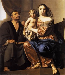 Holy Family — Caesar Van Everdingen (cesar Pietersz)