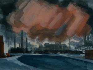 Sketch For Red Storm — Oscar Bluemner