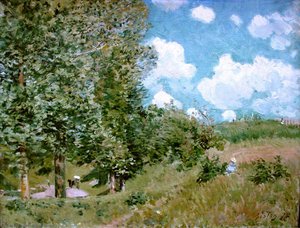 Road From Versailles To Saint Germain — Alfrēd Sislē