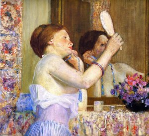 Woman With A Mirror — فريدريك كارل فريسيكي