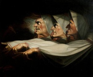 Macbeth' Act I Scene 3 The Weird Sisters — Johann Heinrich Füssli