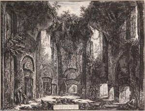 O Sia Luogo Che Da Ingresso A Due Diversi Grandiosi Cubicoli, E Ad Altre Magnifiche Stanze, Esistente Nella Villa Adriana — Giovanni Battista Fontana