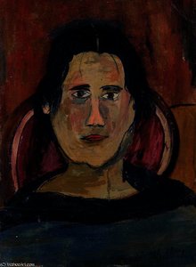 Portrait De Madame Zborowska — Maurice Utrillo