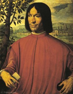 Portrait Of Lorenzo De' Medici — Girolamo Macchietti