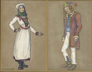 Sketches Of Costumes For ''peer Gynt'' — Nikolaj Rerich