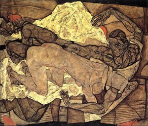 Amantes: Hombre Y Mujer I — Egon Schiele