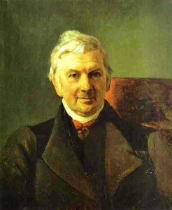 Portrait Of The Professor Of The Moscow Medical Academy K. A. Janish — Karl Pavlovich Brulloff