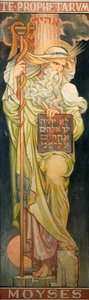 Stained Glass Design, Moses — Frederick James Shields