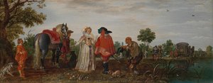 Spring, Adriaen Pietersz Van De Venne, 1625 — Adriaen Pietersz Van De Venne