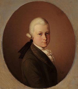 Wolfgang Amadé Mozart As A Boy — Christian Leopold Bode