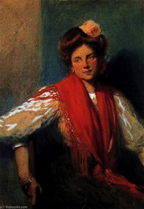 Retrato De Mujer — Manuel Benedito Vives