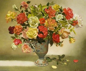 Still Life Of Flowers — Anna Katrina Zinkeisen