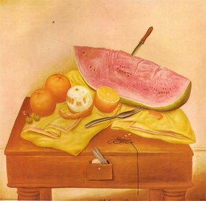 Pastèques Et Oranges — Fernando Botero