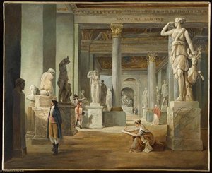 La Salle Des Saisons Au Louvre — Hubert Robert