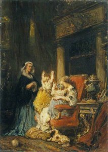 The Young Mother — Eugène Isabey
