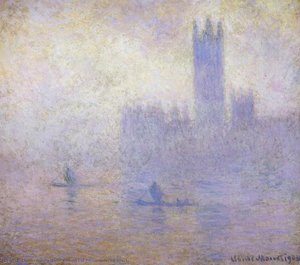 Houses Of Parliament, Fog Effect — Claude Monet