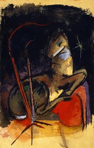 Ruhendes Tier — Franz Marc