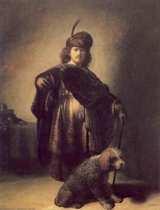 Self Portrait In Oriental Attire — Rembrandt Van Rijn