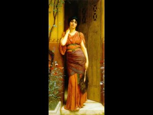 At The Garden Door — R.b.a John William Godward