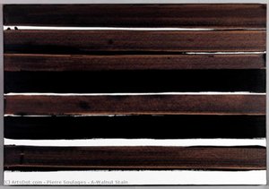 A-walnut Stain — Pierre Soulages
