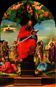 St. Paul On The Throne — Domenico Di Pace Beccafumi