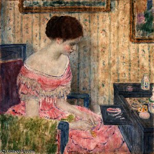 Woman With Jewels — Frederick Carl Frieseke