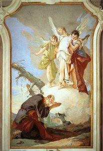L'apparizione Dei Tre Angeli Ad Abramo — Giambattista Tiepolo