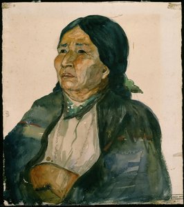 Mrs. Douse, Chieftainess Of Kitwancool — Emily Carr