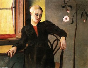 Woman Sitting By The Window — Tivadar Csontváry Kosztka