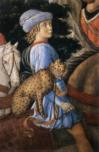 Procession Of The Magus Caspar (portrait Of Giuliano De Medici, Detail) — Benozzo Gozzoli