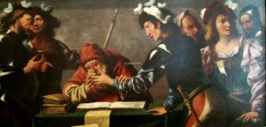 Soldiers At The Palmist — Detto Pietro Della Vecchia Pietro Muttoni