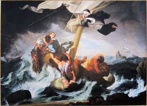Sainte Catherine Thomas Saves A Ship Sinking — 베네데토 루티