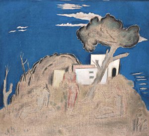 Landscape With Three Figures — Konstantinos Parthenis