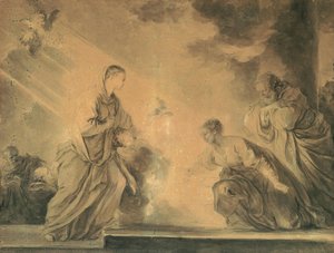 The Visitation Of The Virgin — Jean-honoré Fragonard