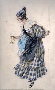 Mimi's Costume For Act I Of La Boheme For The Premiere Performance — Adolf Hohenstein