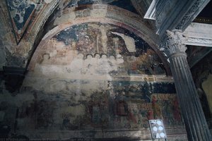 Crucifixion And Mose — Lorenzo Di Pietro