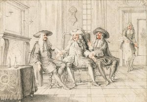 Illustration Of Act I, Scene Ix Of 'monsieur De Pourceaugnac' By Molière — Charles Antoine Coypel Iv