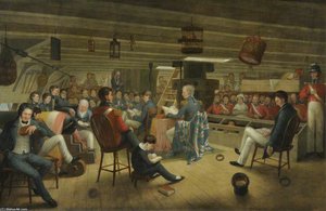 Divine Service As It Is Usually Performed On Board A British Frigate At Sea — Augustus Earle