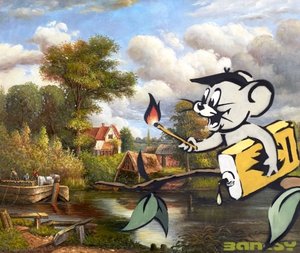 Huile Corrompue Jerry Pétrole Brut — Banksy