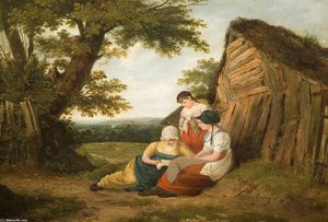 Landscape With Three Figures — William Collins