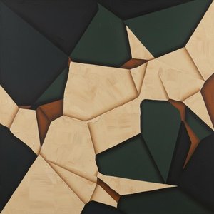 Tektonische Fragmente In Kohle Und Erde: Eine Monumentale Studie Gebrochener Geometrie