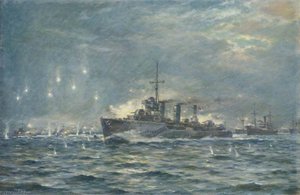 The Destroyer Hms 'wallace' In Action During The Second World War — Bernard Finnigan Gribble