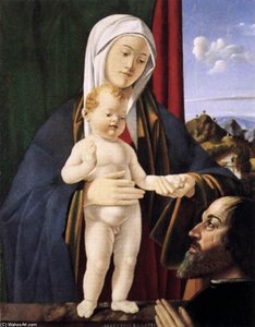 Madonna And Child With A Donor — Marco Basaiti