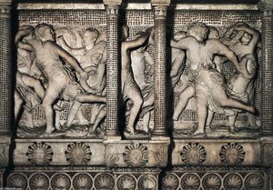 Cantoria (detail) — Donatello
