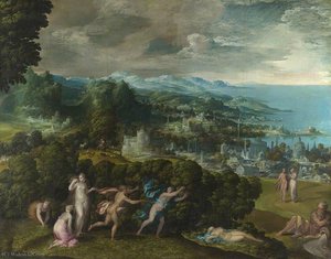The Death Of Eurydice — Niccolò Dell' Abbate