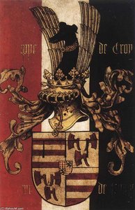 Diptych Portrait De Philippe De Croy (face Arrière) — Rogier Van Der Weyden